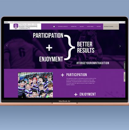 Terenure College Rugby Website